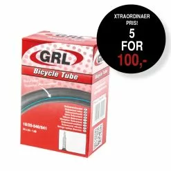 GRL Standard Tube 700 X 25-32 Presta 48 Mm 5 Stk For 100 Kr