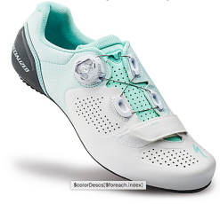 Specialized Zante Landevejssko Dame Hvid/Turkis
