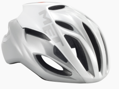 MET Rivale Cykelhjelm Hvid/Sølv