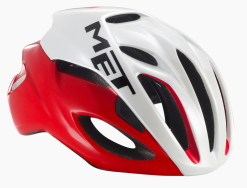 MET Rivale Hjelm Rød/Hvid