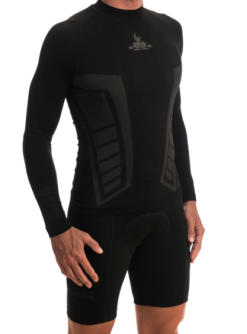 Bank Athletic Langærmet Undertrøje Sort/grå