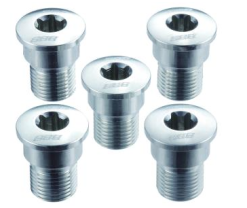 BBB Klingeboltsæt Alu 5 Stk Sølv